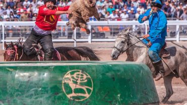 The nomadic game “Kok-Boru”